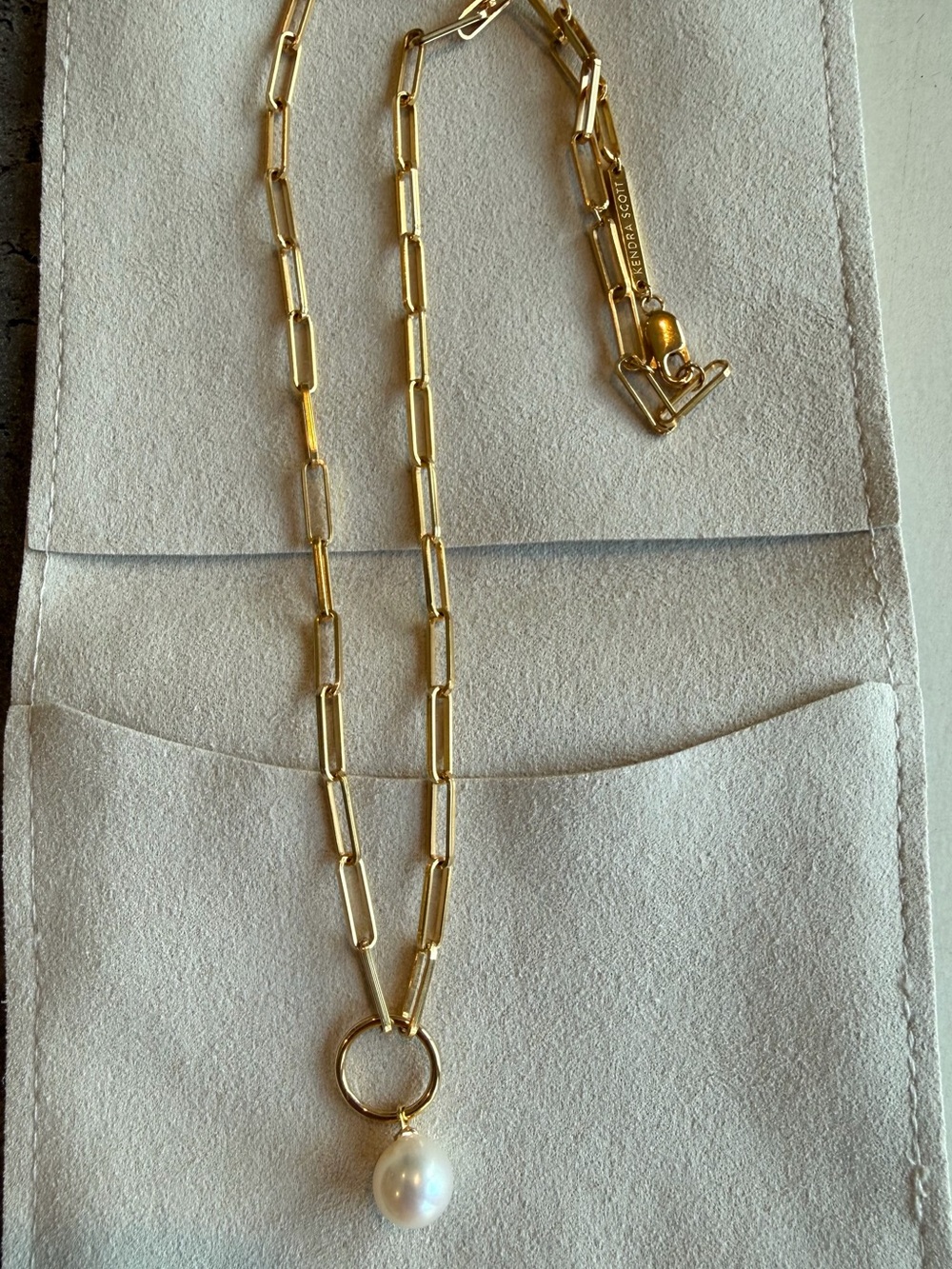Kendra Scott 18k gold vermeil necklace